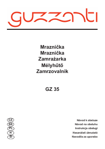 Manuál Guzzanti GZ 35 Mraznička
