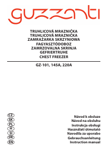Instrukcja Guzzanti GZ 220A Zamrażarka
