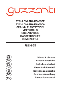 Priročnik Guzzanti GZ 205 Čajnik