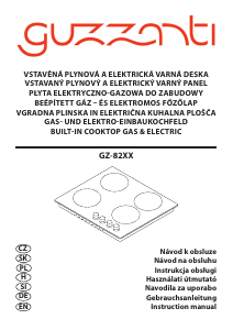 Instrukcja Guzzanti GZ 8208 Płyta do zabudowy