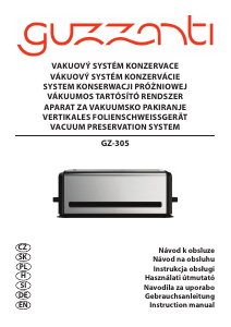 Bedienungsanleitung Guzzanti GZ 305 Vakuumierer