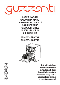 Návod Guzzanti GZ 8706 Umývačka riadu