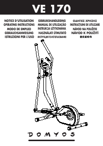 Mode d’emploi Domyos VE 170 Vélo elliptique