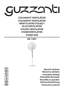Priročnik Guzzanti GZ 1401 Ventilator