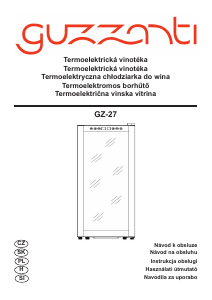 Instrukcja Guzzanti GZ 27 Chłodziarka do wina