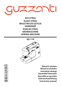 Manual Guzzanti GZ 119 Sewing Machine