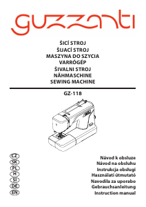 Manual Guzzanti GZ 118 Sewing Machine