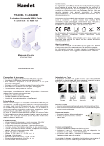 Manuale Hamlet XPWC420TRAV Adattatore da viaggio