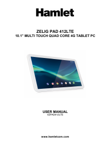 Handleiding Hamlet XZPAD412LTE Zelig Pad Tablet