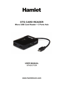 Manual Hamlet XPADOTGR Card Reader