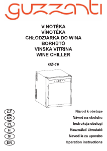 Manual Guzzanti GZ 16 Wine Cabinet
