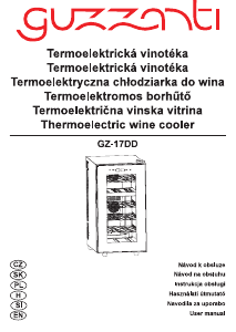 Instrukcja Guzzanti GZ 17DD Chłodziarka do wina