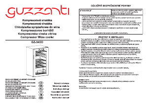 Manual Guzzanti GZ 34DD Wine Cabinet