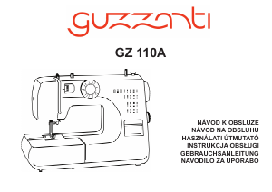 Manuál Guzzanti GZ 110A Secí stroj