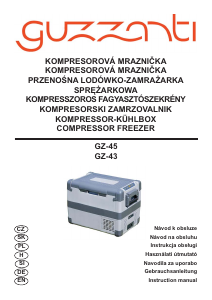 Manuál Guzzanti GZ 43 Chladicí box