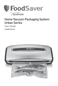 Bruksanvisning FoodSaver VS6100 Vakuumpackare