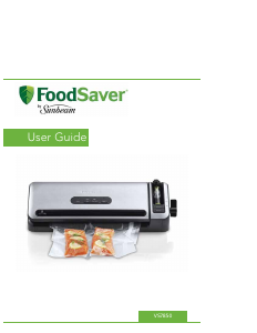 Bruksanvisning FoodSaver VS7850 Vakuumpackare
