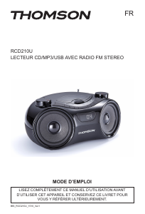 Manuale Thomson RCD210U Stereo set