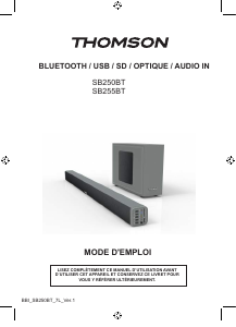 Bedienungsanleitung Thomson SB255BT Lautsprecher