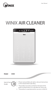Manual Winix C535 Air Purifier