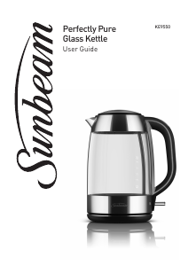 Bruksanvisning Sunbeam KE9550 Vattenkokare