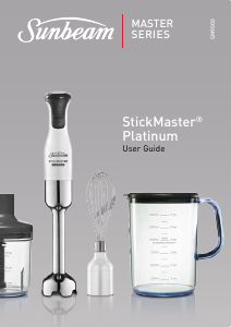 Bruksanvisning Sunbeam SM9000 StickMaster Platinum Stavmixer