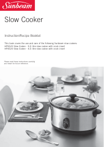 Bruksanvisning Sunbeam HP4520 Slow cooker