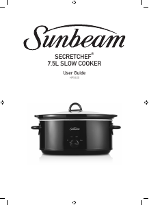 Bruksanvisning Sunbeam HP5530 Slow cooker