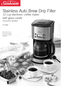 Bruksanvisning Sunbeam PC7900 Kaffebryggare