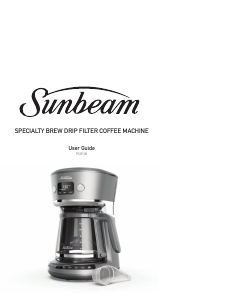 Bruksanvisning Sunbeam PC8100 Kaffebryggare