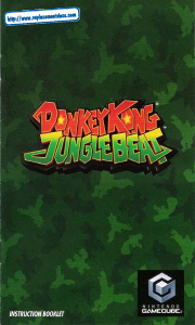 Handleiding Nintendo GameCube Donkey Kong Jungle Beat