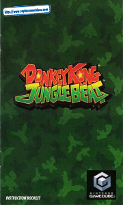 Bruksanvisning Nintendo GameCube Donkey Kong Jungle Beat