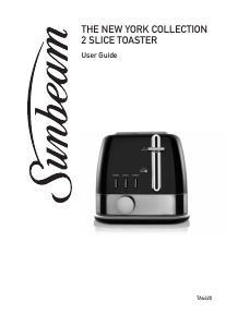 Bruksanvisning Sunbeam TA4420GR Brödrost
