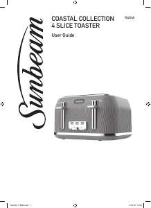 Manual Sunbeam TA2540BS Toaster