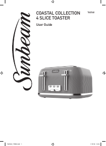 Handleiding Sunbeam TA2540BS Broodrooster