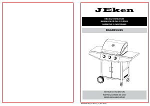 Mode d’emploi Jeken BGA3BSILSS Barbecue