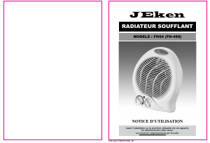 Mode d’emploi Jeken FH04 Chauffage