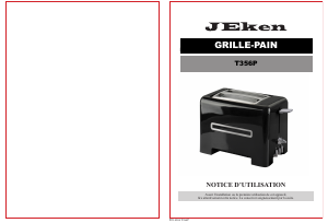 Mode d’emploi Jeken T356P Grille pain