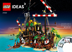 Manual Lego set 21322 Ideas Piratii din Golful Barracuda