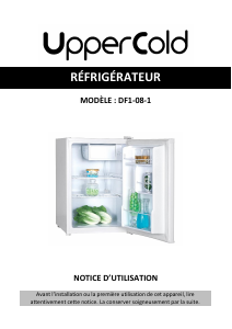 Mode d’emploi Uppercold DF1-08-1 Réfrigérateur