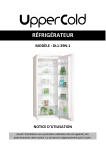 Mode d’emploi Uppercold DL1-29N-1 Réfrigérateur