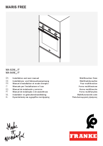 Bedienungsanleitung Franke MA 86 M OY/F Maris Free Backofen