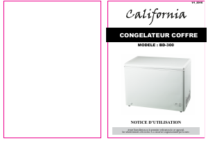 Mode d’emploi California BD-300 Congélateur