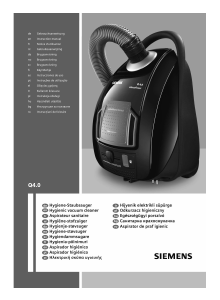 Manual Siemens VSQ4G2122 Aspirador
