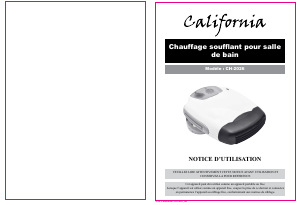 Mode d’emploi California CH-2026 Chauffage