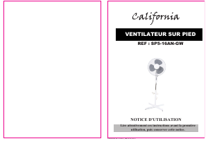 Mode d’emploi California SP5-16AN-GW Ventilateur