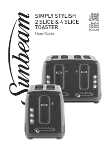 Manual Sunbeam TA6344K Toaster