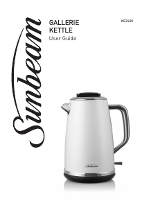 Bruksanvisning Sunbeam KE2600K Vattenkokare
