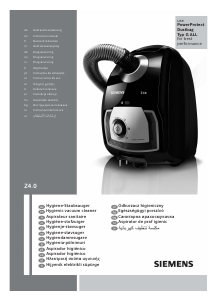 Manual Siemens VSZ4G130 Vacuum Cleaner