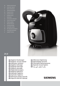 Instrukcja Siemens VSZ4G231 Odkurzacz